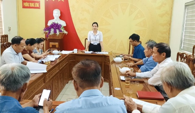 Ủy ban Mặt trận tổ quốc Việt Nam phường Trung Lương tổ chức hội nghị sơ kết quý I năm 2023, triển khai nhiệm vụ trọng tâm quý II năm 2023