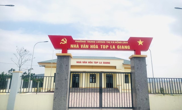 Khánh thành nhà văn hóa TDP La Giang, phường Trung Lương