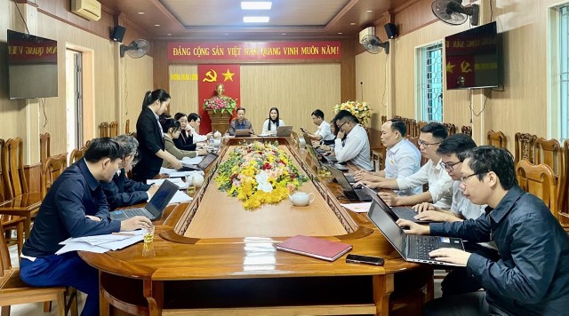 Hội nghị ký kết chương trình phối hợp thực hiện nhiệm vụ chính trị phường Trung Lương năm 2024